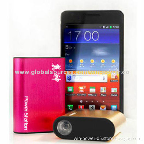 Power Bank with 8 Connectors and 2 USB Output, 5,200mAh Capacity